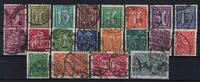 Deutschland vor 1945  A) DR Mi 177-196 &deg;, Hauptwerte gepr. Infla Berlin/... 199,50 EUR  Excl. 5,00 EUR Verzending
