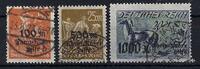 Deutschland vor 1945  A) DR Mi 258-260 &deg; gepr. Infla Berlin/Peschl BPP, ... 35,50 EUR  Excl. 5,00 EUR Verzending