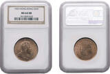 CENT Hong Kong Edward VII 1903 NGC MS 64 RB