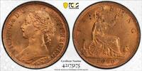Great Britain 1/4D 1890 S-3958 PCGS MS64RD 210,43 EUR  Excl. 21,47 EUR Verzending