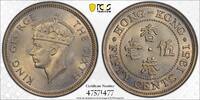 Hong Kong 50C 1951 High Grade PCGS MS66 322,08 EUR  Excl. 21,47 EUR Verzending