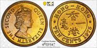 Hong Kong 10C 1975 Specimen Proof | Hong Kong Elizabeth II PCGS SP66 274,85 EUR  Excl. 21,47 EUR Verzending