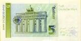 BRD 5 Deutsche Mark 1991 Ersatznote unc