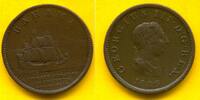 Bahamas Penny 1806 George III. 1760-1820, RAR -
