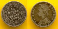 Britisch-Indien 1/4 Rupee Victoria, 1837 - 1901 -