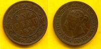 Kanada, Canada 1 Cent Victoria, 1837 - 1901 -