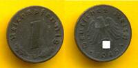 Drittes Reich 1 Reichspfennig -