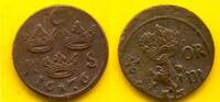 Schweden 1/6 Öre Charles XI -