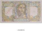 Faux billet Bojarski 09-01-1947 Banknote - France Fake - 1000 francs Minerve et Hercule - Counterfeiter - Ceslaw Bojarski VF