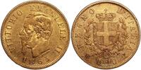 Italie 10 Lire Coin - Italy - Victor Emmanuel II - Gold - 10 Lire or 1865 Turin - Treasure canton Lusignan -