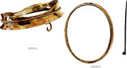 Etats-unis Broche Oval gold brooch frame - detached pin - Shipwreck Treasure - SS Central America EF ensemble