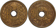 France Essai France - Lindauer - Brasse Pattern 25 centimes - 1939 Bronze -