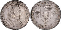 France Teston Monnaie France - Charles IX in the name of Henri II - Teston au buste lauré - 1561 C St Lô -