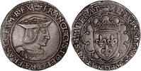 François I Coin France - Francois Ier Teston 3e type - Paris 1515-1547 VF+