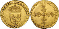 France Écu d'or au soleil Coin France - Charles IX - gold - Écu d'or au Soleil - First Type - 1567 - E Tours - 4661 examples -