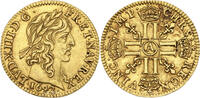 France Demi-Louis d'or Coin France - Louis XIII - Gold - Demi Louis d'or à la mèche longue - 1642 A Paris -