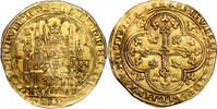 Écu dor à la chaise 1351 Coin France - Jean II le bon - Gold - Écu d’or à la chaise VF+