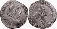 France 1/2 Franc Coin France - Louis XIII - Demi Franc Juvénile Col Plat - 1638 N Montpellier -