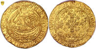 Grande-bretagne Demi Noble dOr 1422 - 1430 Coin Great Britain – Gold - Demi Noble d’or à lannelet – Henry VI – London SPL / PCGS MS 63