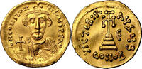 Byzantine Solidus Coin Byzantine - Gold Solidus - Constant II - Constantinople -