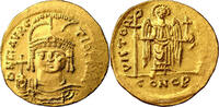 Byzantine Solidus Byzantine coin - Gold - Solidus - Maurice Tiberius- Constantinople -