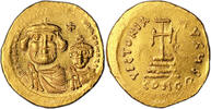 Byzantine 616-625 Coin Empire Byzantin - gold Solidus - Heraclius et Heraclius Constantine - Constantinople EF