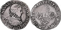 France Demi Franc Coin France - Louis XIII - Demi Franc - 1618-7 E Tours -