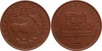 Deutschland - Güstrow Steinzeugmedaille - 750 Jahre Stadtrecht 1228-1978, DDR, Meißen -