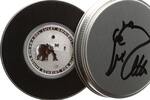 Tuvalu 1 Dollar Perth Mint, Ottifant Sol lucet omnibus, mit Autogramm auf Dose -