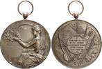 Belgien - Medaille tragb., versilber. Medaille a.d. 600-Jahrfeier d. Armbrustschützengilde Mechelen -
