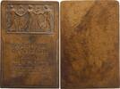 Deutschland/Kaiserreich - Plakette einseitige Neujahrsplak. Stuttg. Metallwarenfabrik Wilhelm Mayer & Franz Wilhelm -