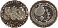 USA Silbermedaille Apollo 4, dritte bemannte Mondlandung 1971. Mitchell - Shepard - Roosa -