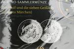 Deutschland 20 Euro - Grimms Märchen, Der Wolf und die sieben Geißlein, Originalverpackt in Folie -