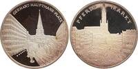 Deutschland - Hamburg Silbermedaille (v. Manfred Sihle-Wissel) Pferdemarkt (seit 1946 Gerhard-Hauptmann-Platz) -