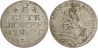 Mecklenburg-Schwerin 8 Gute Groschen Christian Ludwig II., 1747-1756. Kriegsgeld -