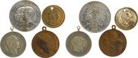 Deutschland/Kaiserreich - Lot Medaillen 4x Medaillen auf Kaiser Wilhelm I, Friedrich III, Wilhelm II, diverse Anlässe -