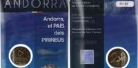 Andorra 2 Euro - Land der Pyrenäen, in coincard -