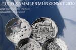 Deutschland 4x 20 Euro BRD Jahrgang-Set im orig.-Folder, in Folie -