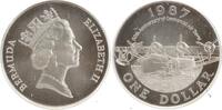 Bermuda 1 Dollar - Elisabeth II. 50th Anniversary of Commercial Air Travel, in Schraubkapsel -