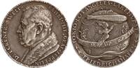 Deutschland Silbermedaille - (v. K. Goetz) Zeppelin-Weltfahrt. Hugo Eckener. -