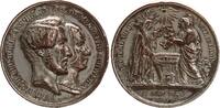Mecklenburg-Schwerin Bronzemedaille - (v. Borrel) Ferdinand von Orléans und Helene v. Mecklenburg - Taufe Sohn Louis -