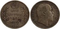 Britisch - Indien 1 Rupee - Edward VII., 1901-1910. -