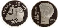 Litauen 50 Litu - 100. Todestag Vincas Kudirka 1858-1899. Selten! -