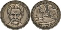 Deutschland - Silbermedaille (o. J.) a.d. deutschen 'Urwalddoktor' Albert Schweitzer, mattiert -