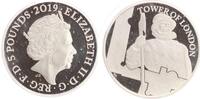 Großbritannien - London 5 Pounds - Elisabeth II.The Tower of London - Yeoman Warders, OVP mit Zertifikat -