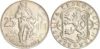Tschechoslowakei 25 Korun - 2. Republik, 1945-1960. 10. Jahrestag des slovakischen Nationalaufstandes -