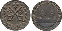 Lettland Eisengussmedaille - Riga, Stadt. Befreiung von russischer Herrschaft. -