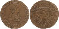 Spanische Niederlande Cu-Jeton Karl II., 1665-1700. Rechenpfennig -