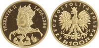 Polen - auf Przemysl II, 1295-1296, in Etui mit Zertifikat 100 Zloty 2004 PP
