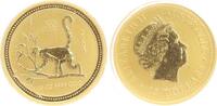 Australien 15 Dollars 2004 - 1/10 Unze Gold, Lunar Affe st 750,00 EUR  Excl. 8,00 EUR Verzending